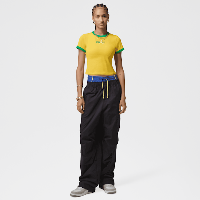 Jordan Graphic Brazil Crewneck Shirt jaune 98176 5