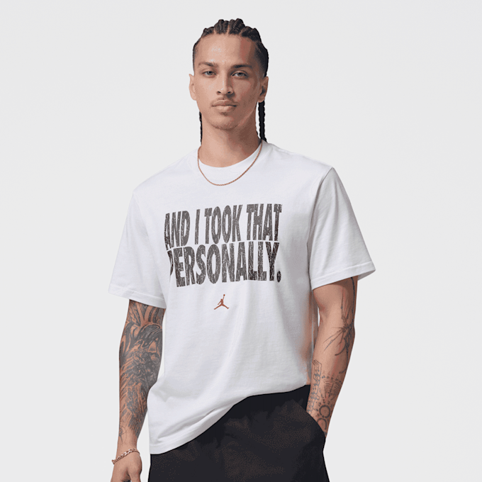 Jordan Dri-FIT Sport Graphic Shortsleeve Crew VB Weiss 98163 1