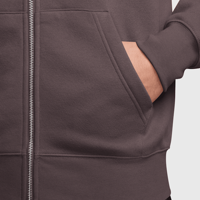 Nike   Club Full-Zip Fleece Hoodie braun 98196 3