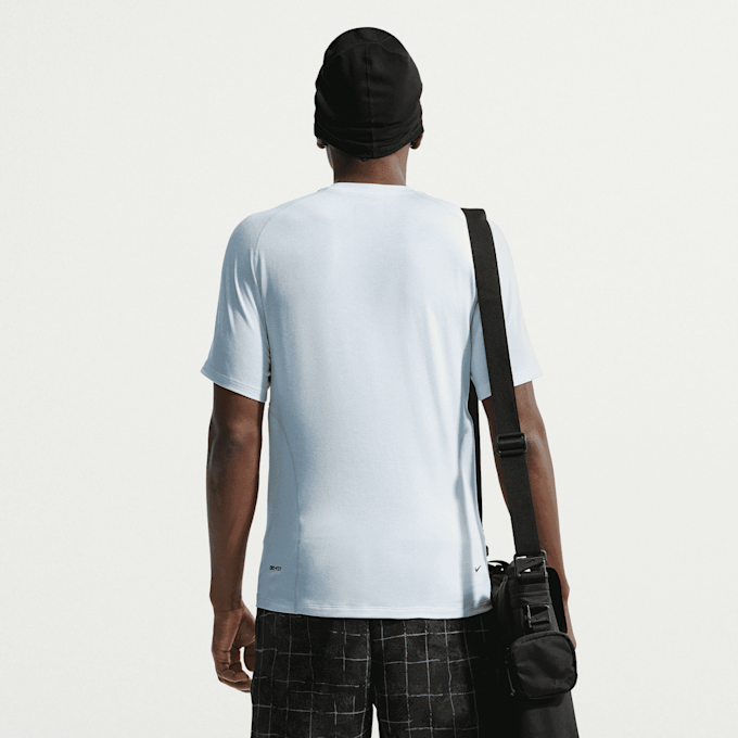 Nike   Tech Dri-FIT Short-Sleeve Top niebieski 98198 2