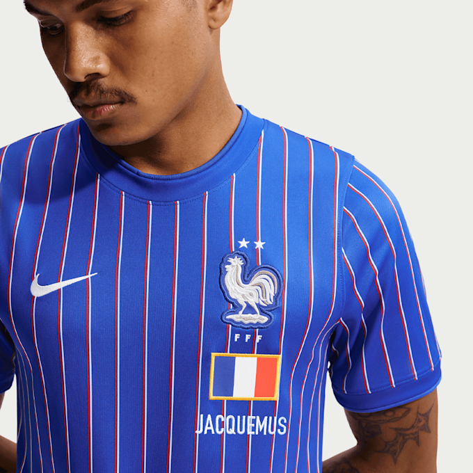 Nike France x Jacquemus Dri-FIT Academy Pro Shortsleeve Top blau 98290 4