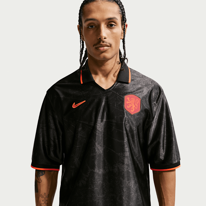 Nike   Netherlands Energy Dri-FIT Short-Sleeve Soccer Top schwarz 98288 3