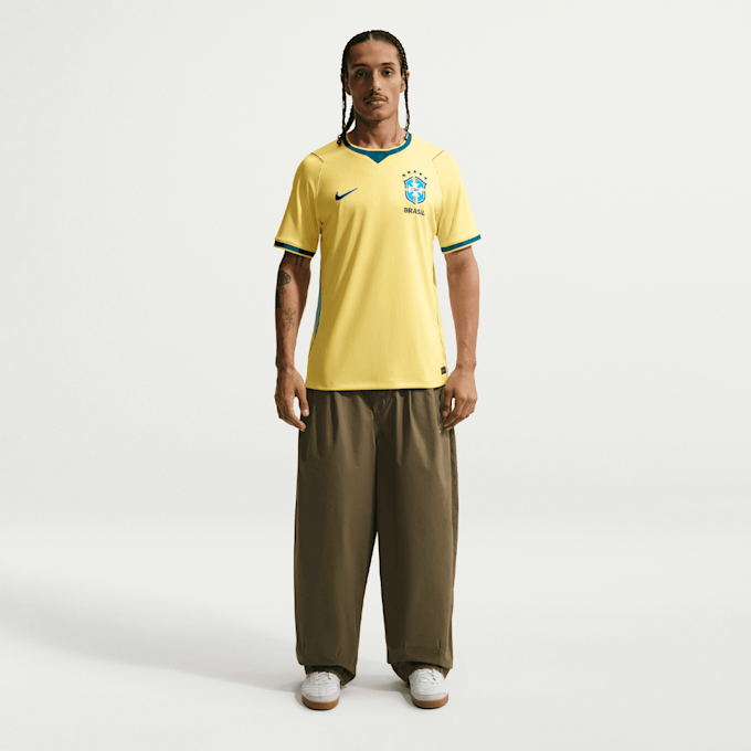 Nike   Brasil CBF 2026 Home Jersey giallo 98370 6