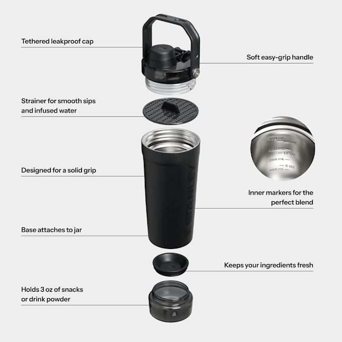 Stanley The Activate Shaker | 0,6L negro 98394 5