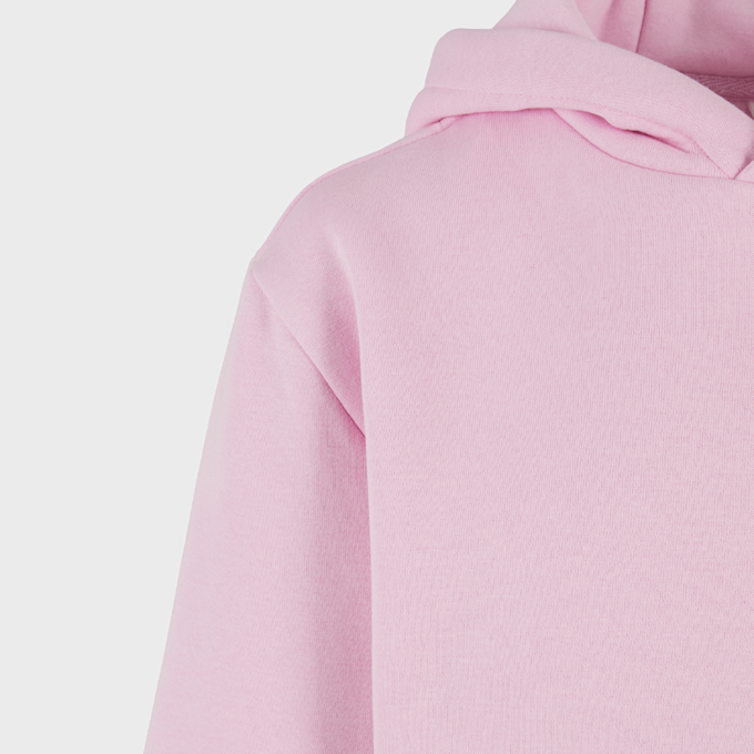 Urban Classics Kids Fluffy Hoody rosa 98743 3