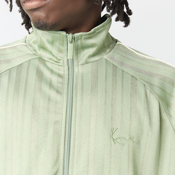 Karl Kani Signature Shadow Stripe Trackjacket vert 98816 3