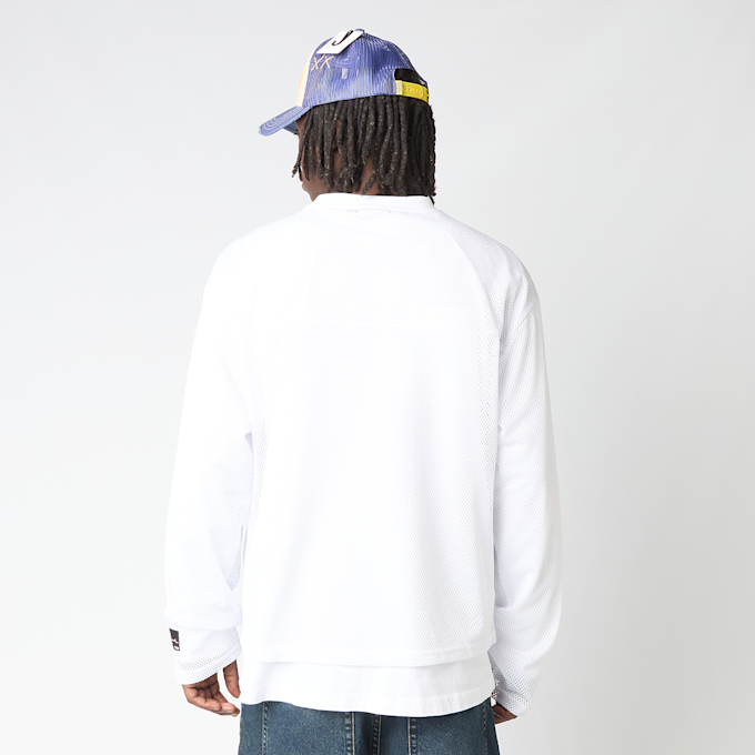 Karl Kani Stencil Mesh Boxy Longsleeve biały 98858 2