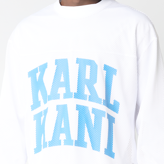 Karl Kani Stencil Mesh Boxy Longsleeve biały 98858 3
