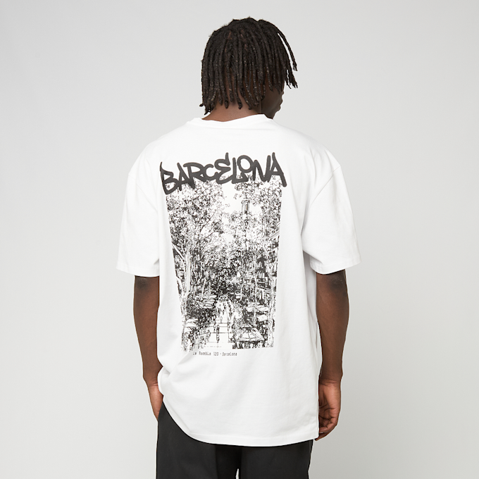SNIPES La Rambla Storeopening Oversize Tee branco 98860 1