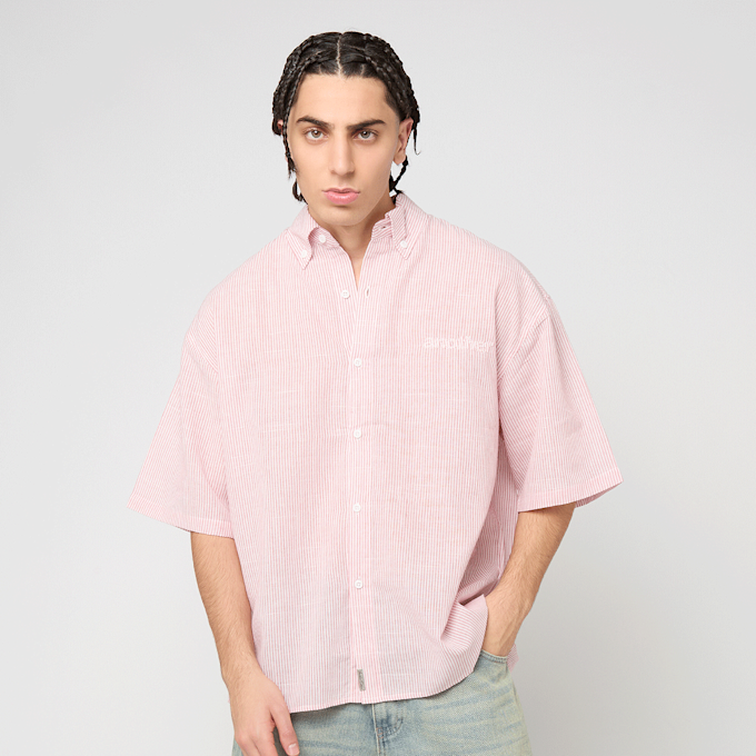 Another Cotton Lab The Short Sleeve Shirt rosa  98871 1