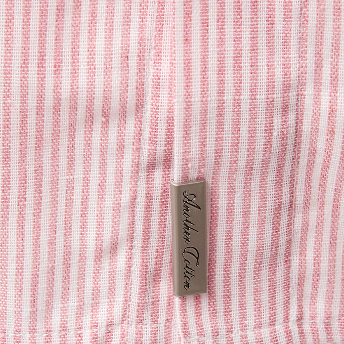 Another Cotton Lab The Short Sleeve Shirt roza 98871 5