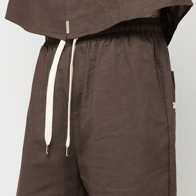 Another Cotton Lab Another Linen Shorts brun 98866 3