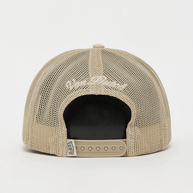 Von Dutch Originals Baseball Cap with Mesh Back Embroidered Logo beż 99010 2