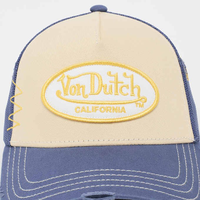 Von Dutch Originals Distressed Trucker Cap Oval Logo Patch2 wielokolorowy 99019 5