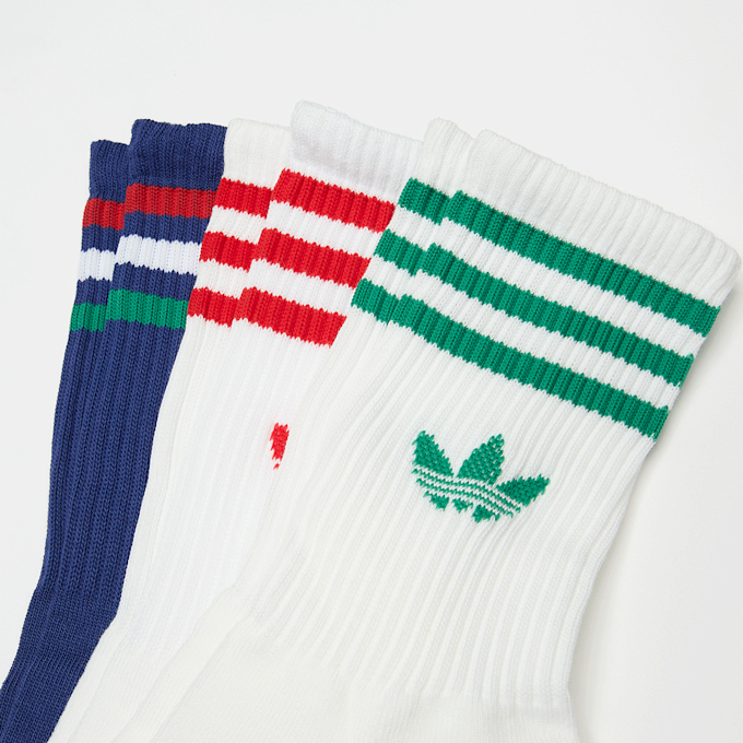 adidas Originals 3 PACK - 3 Stripes Crew Sock multicolore 99041 2