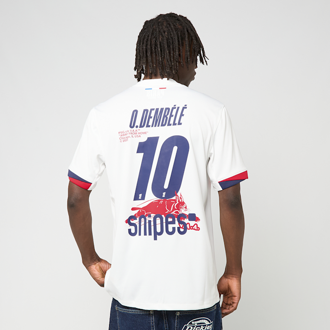 Nike Dembélé / No. 10 / Virgil Abloh Archive / PSG DRI-Fit Jersey Shortsleeve Stadium 25/26 branco 99052 3