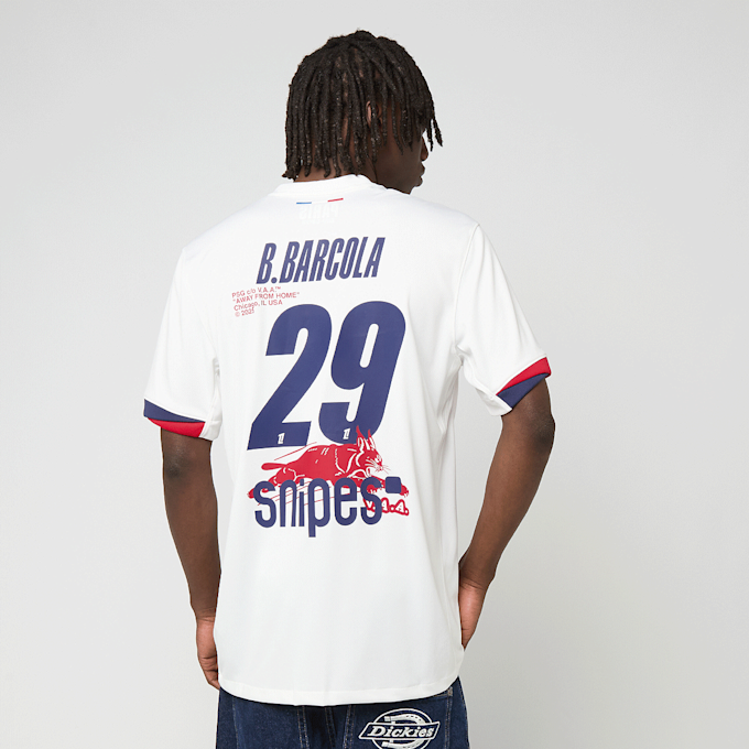 Nike Barcola / No. 29 / PSG DRI-Fit Jersey Shortsleeve Stadium blanc 99051 2