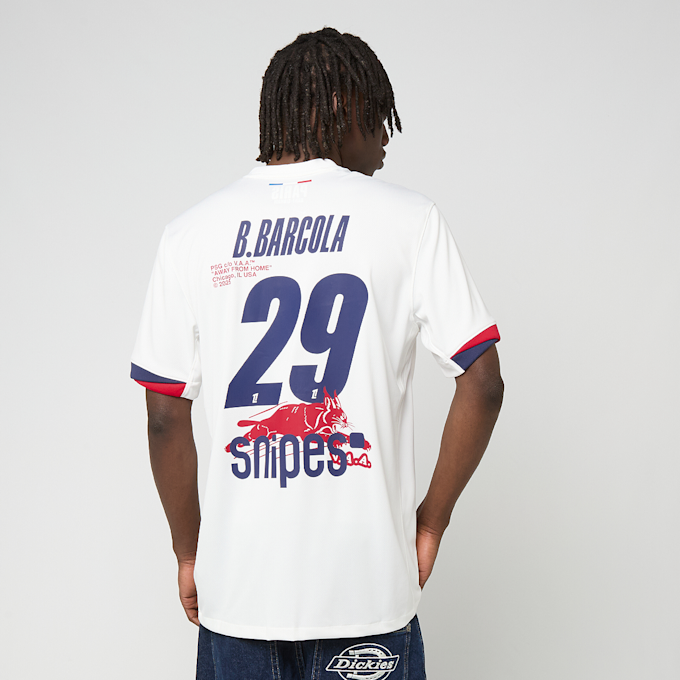 Nike B. Barcola / No. 29 / Virgil Abloh Archive / PSG DRI-Fit Jersey Shortsleeve Stadium 25/26 bijela 99051 3