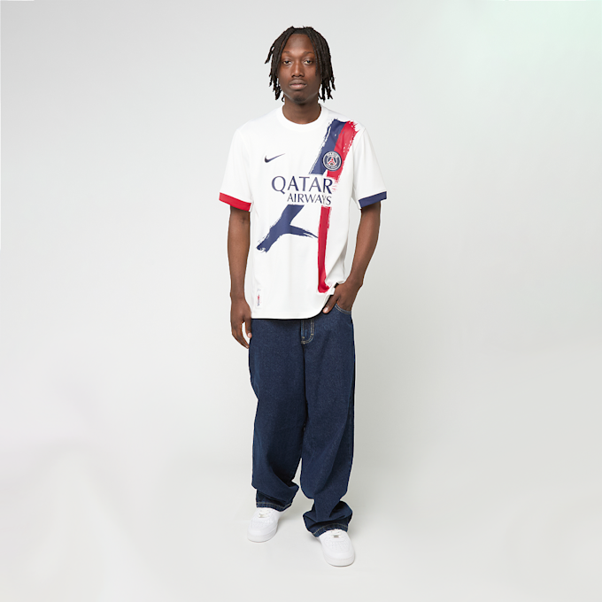 Nike B. Barcola / No. 29 / Virgil Abloh Archive / PSG DRI-Fit Jersey Shortsleeve Stadium 25/26 wit 99051 9