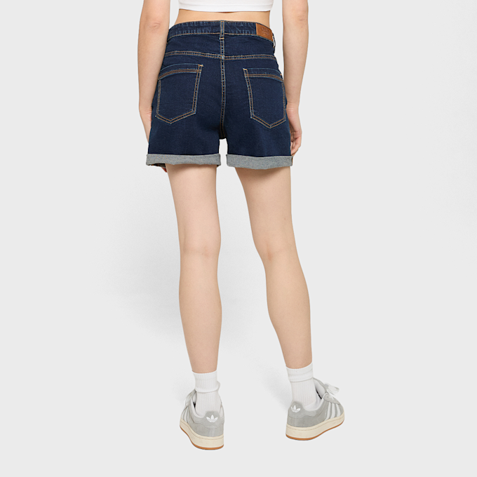 Urban Classics Ladies High Waist Denim Shorts blau 99141 2