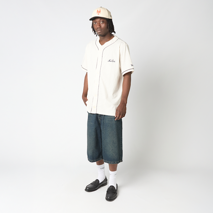 New Era Slub Baseball Jersey beige 99357 4