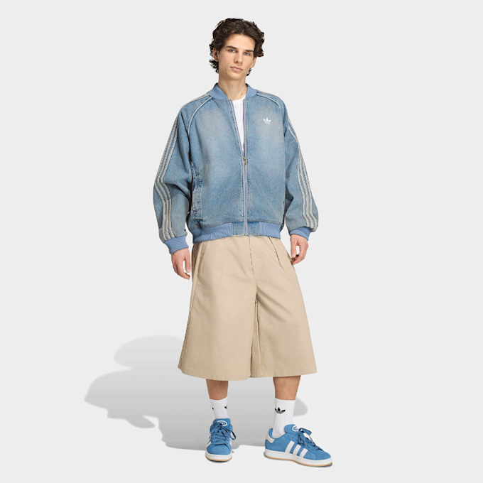 adidas Originals Regular Fit-Shorts aus Fleece beige 99571 5