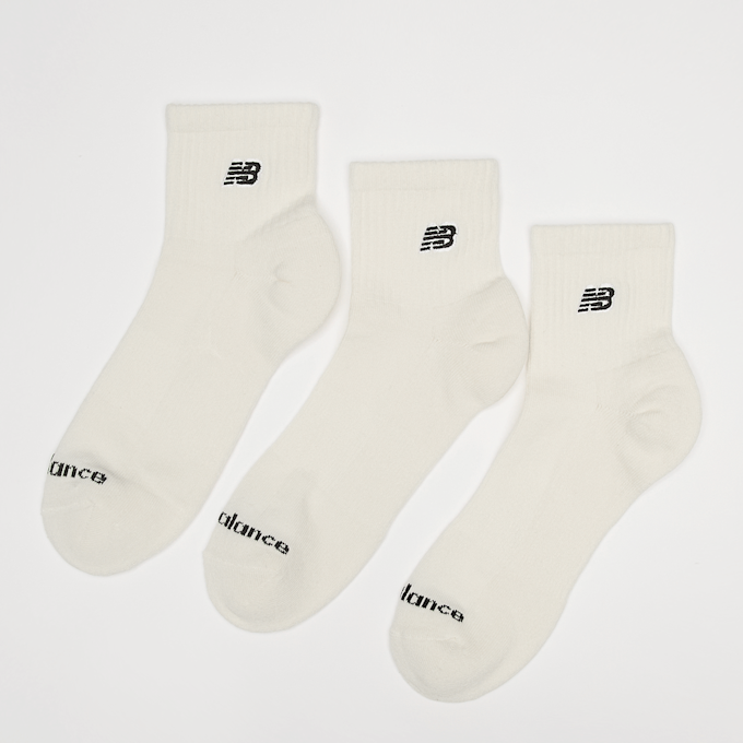 New Balance 3 PACK - NB BLACK PATCH LOGO SEASONAL CREW - multicpack beige 100164 1