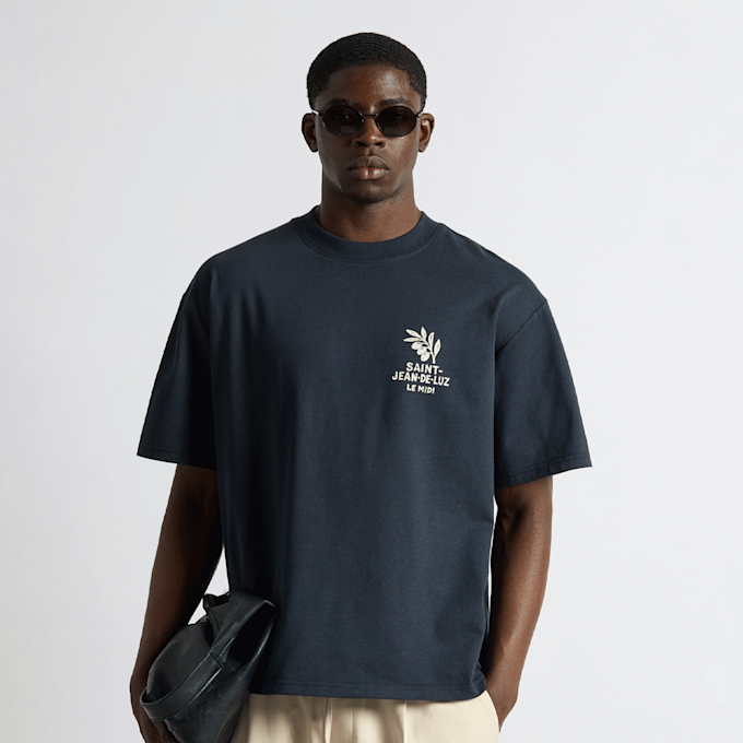Burocs Oversize T-Shirt plava 100204 1