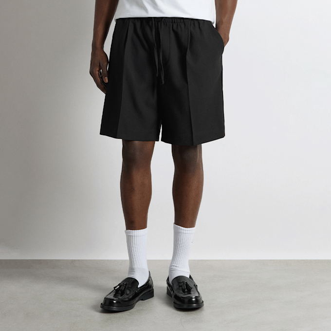 Burocs Loose Drawstring Shorts czarny 100208 1