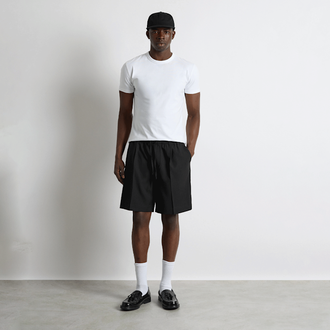 Burocs Loose Drawstring Shorts schwarz 100208 3