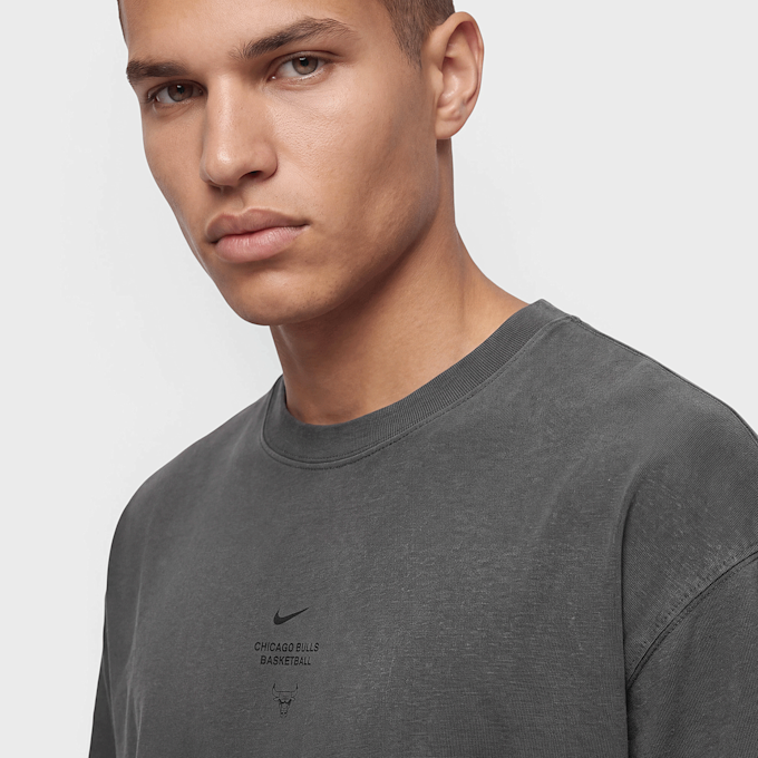 Nike Chicago Bulls Shortsleeve Pregame Tee Grau 100282 3