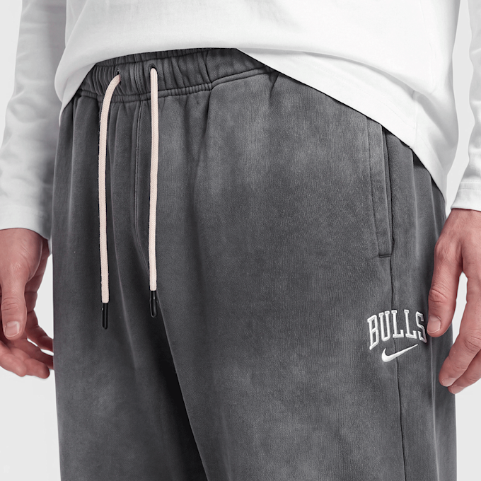 Nike CHI MNK TF SI FLC OH WSH PANT dark charcoal/white Schwarz 100292 3