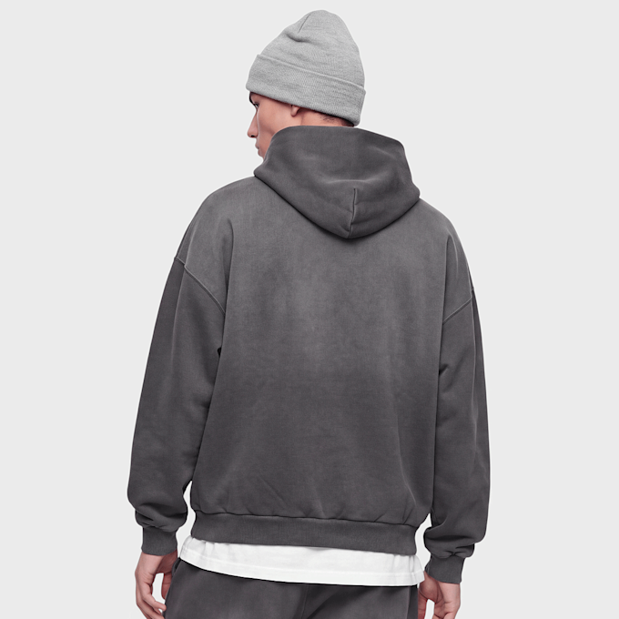 Nike   LA Lakers MNK Therma-FIT Standard Issue Washed Hoodie grau 100295 2