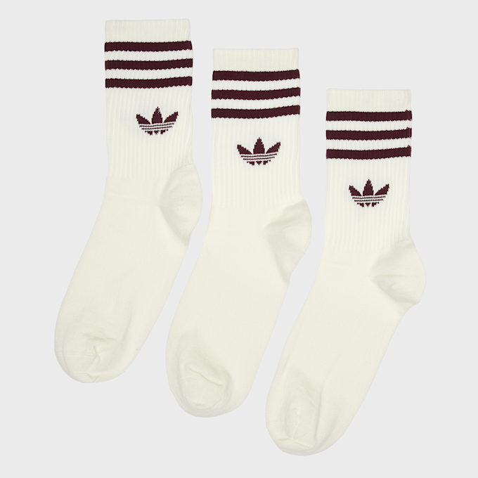 adidas Originals 3 PACK - Crew Sock 3 Streifen weiß 100678 1