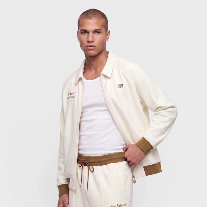 New Balance Sport Legacy Pique Jacket angora (aga) brun 100629 1