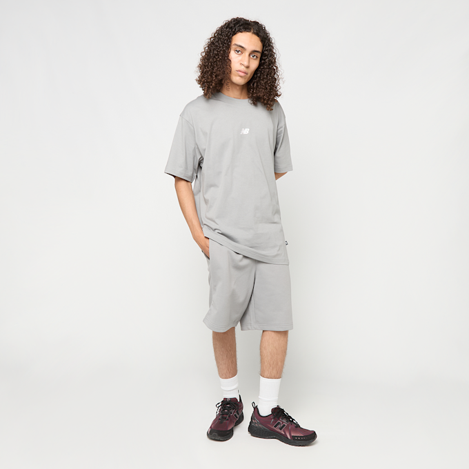New Balance 9in French Terry Short grijs 100632 4