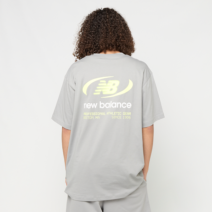 New Balance Semi Oval NB T-Shirt grau 100634 1