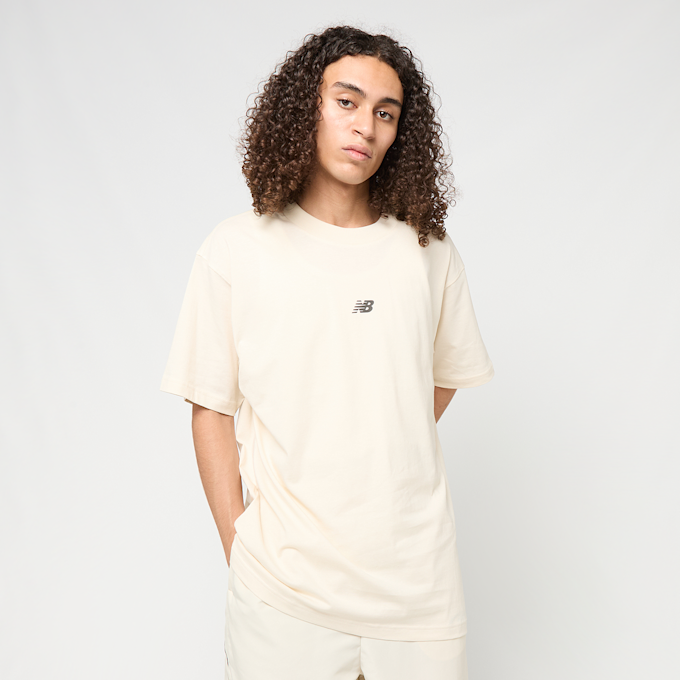 New Balance Semi Oval NB T-Shirt beż 100636 2