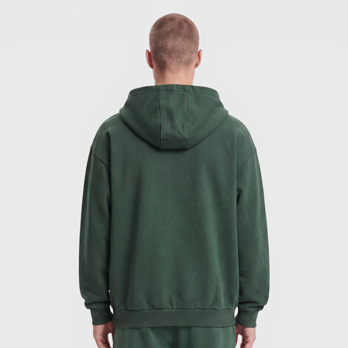 Urban Classics Fluffy Zip Hoody grün 100707 2