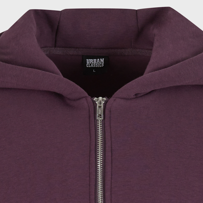 Urban Classics Fluffy Zip Hoody ljubičasta 100708 3