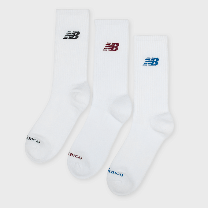 New Balance 3 PACK - EVERYDAY SEASONAL CREW -  seasalt biały 100837 1