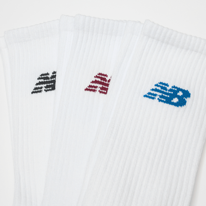 New Balance 3 PACK - EVERYDAY SEASONAL CREW -  seasalt biały 100837 2