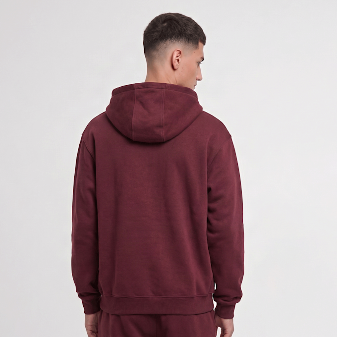 Urban Classics Fluffy Zip Hoody rouge 101009 2