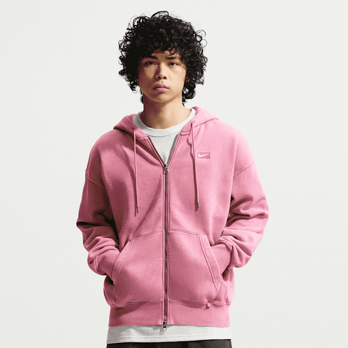 Nike   Sportswear Graphic Full Zip Hoodie rosa 100990 1