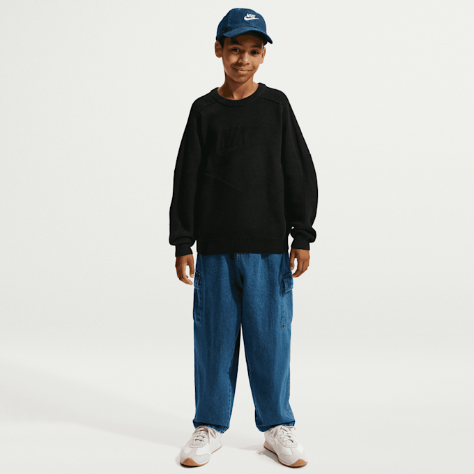 Nike   Sportswear Crew-Neck Sweater czarny 101313 4