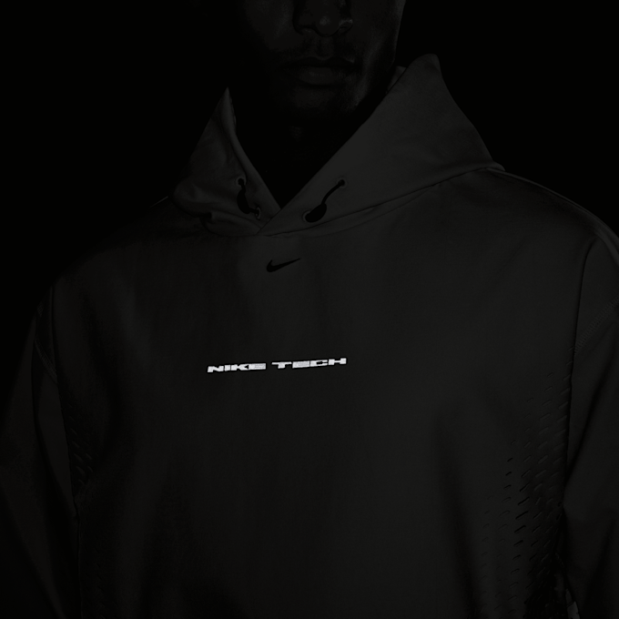 Nike Tech Dri-FIT Shori Perforated Hooded Pullover Beige 101593 4