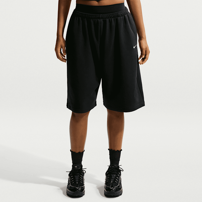 Nike Sportswear Oversized Mid-Rise French Terry Bermuda Shorts nero 101606 1