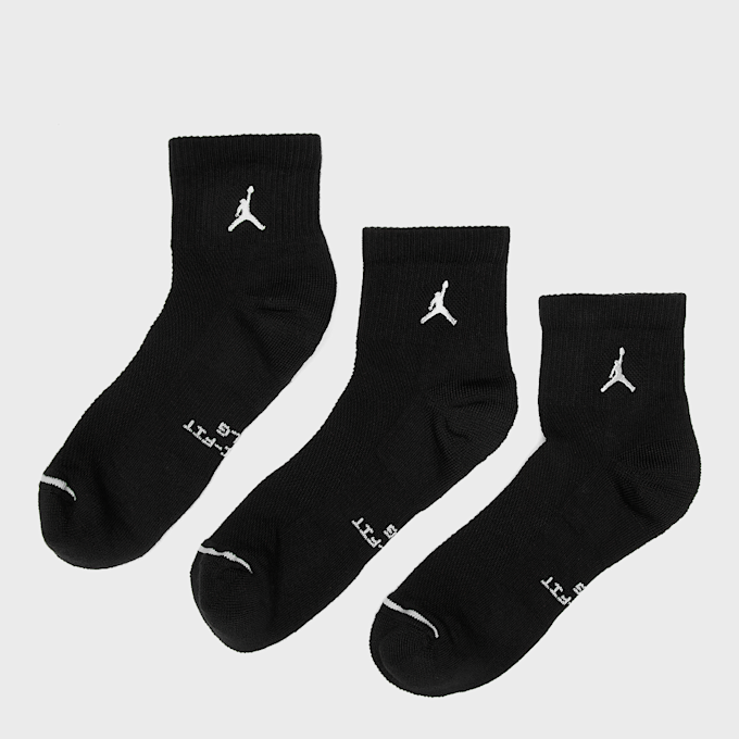 Jordan 3 PACK - Everyday Elevated Ankle Socks negro 101707 1