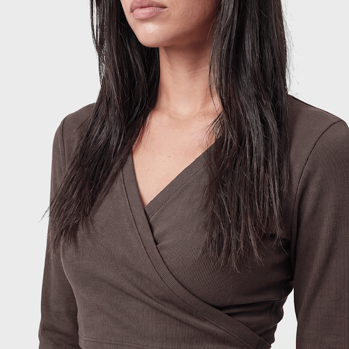 aim'n Shape Seamless Wrap Long Sleeve Braun 101956 3
