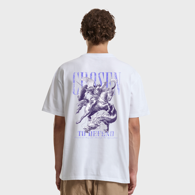 Mister Tee Chosen To Defend Oversize Tee branco 102042 1